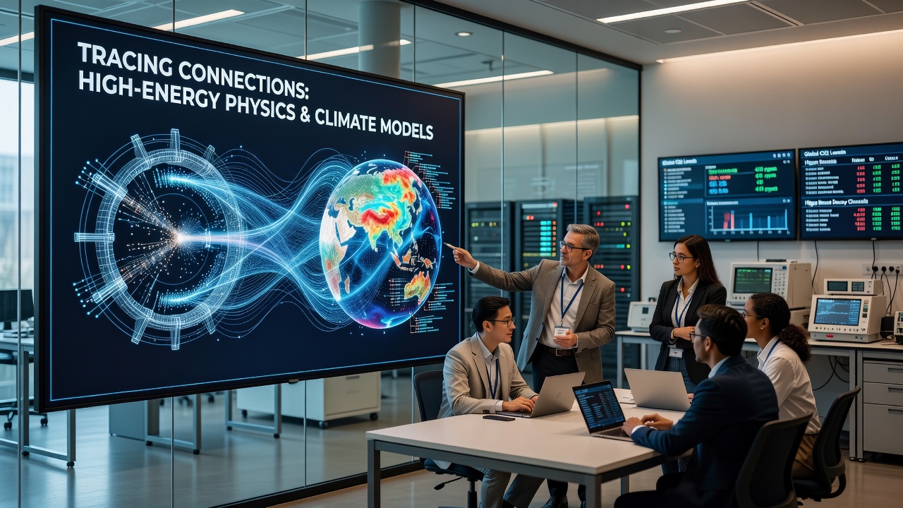 Tracing Connections Between High-Energy Physics Experiments and Climate Prediction Models in Collaborative Academic Settings